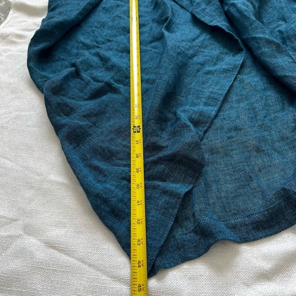 Eskandar Linen-Blend Shawl Cardigan women Size 0 - Picture 6 of 10